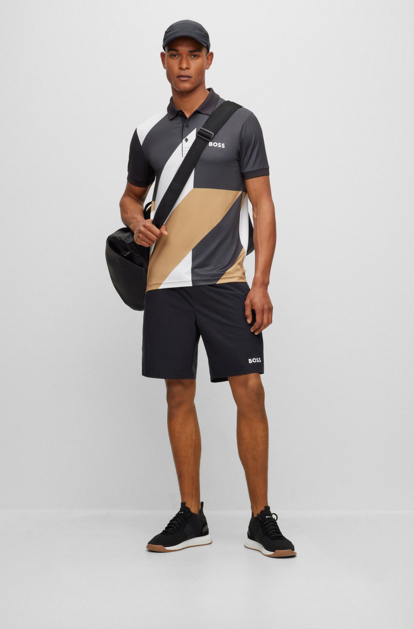 Hugo boss shorts clearance and top