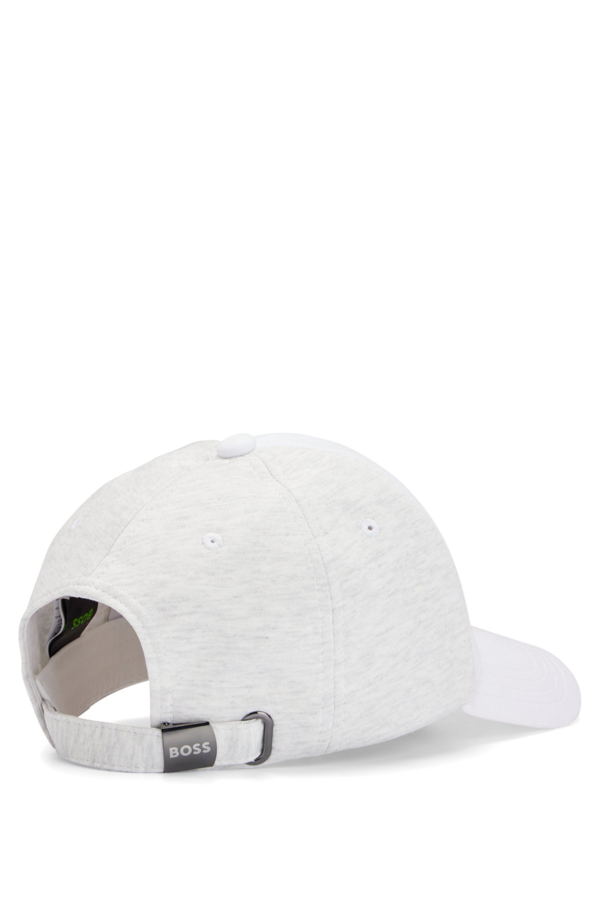 - contrast Cotton-blend five-panel BOSS cap logo with