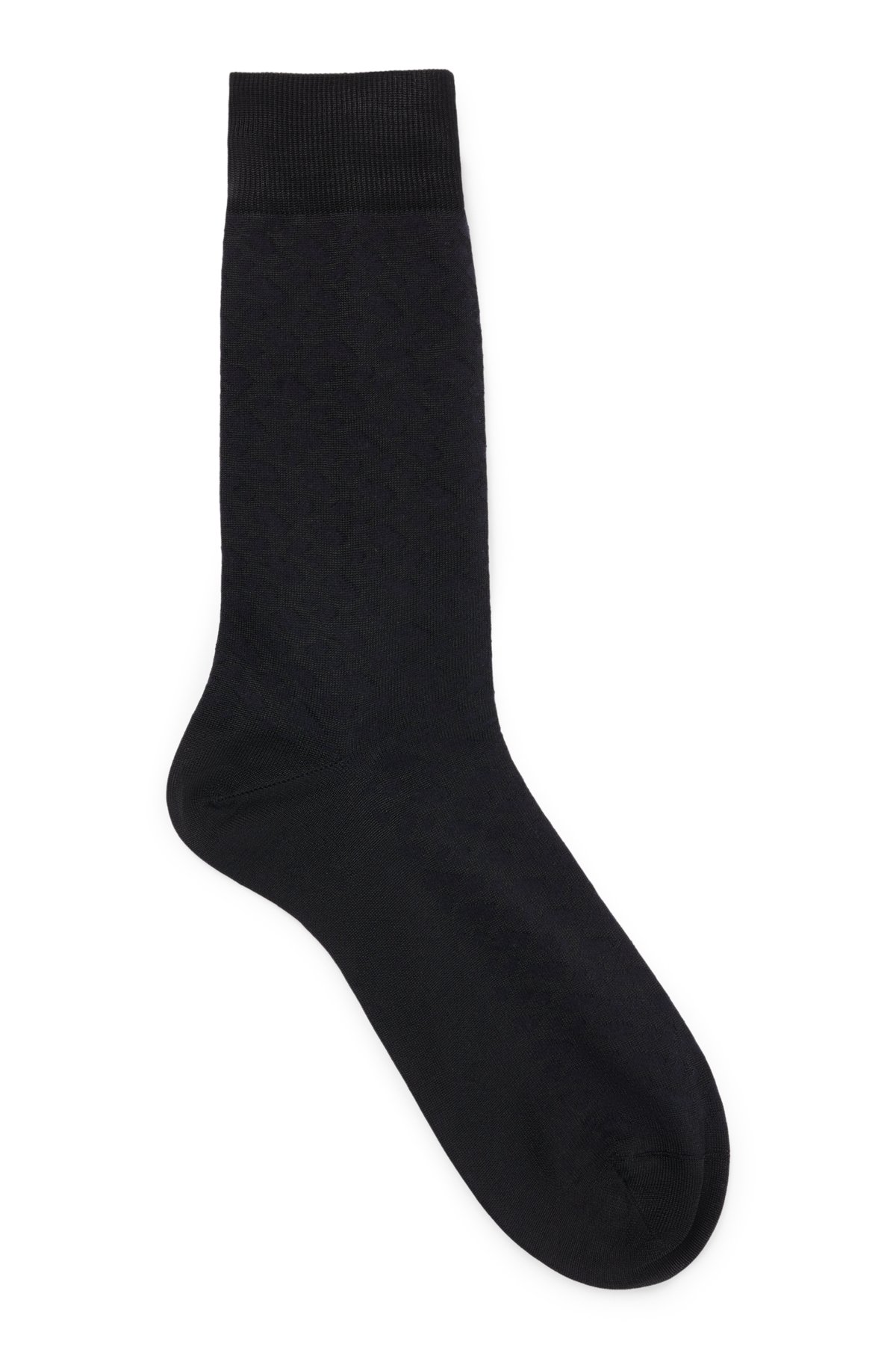 BOSS - Regular-length socks with a monogram pattern