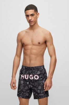 Hugo Twill Shorts - Navy main image 1