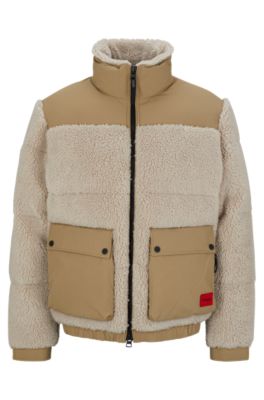 Hugo Boss Hugo Beddy2341 Jacket Beige In White
