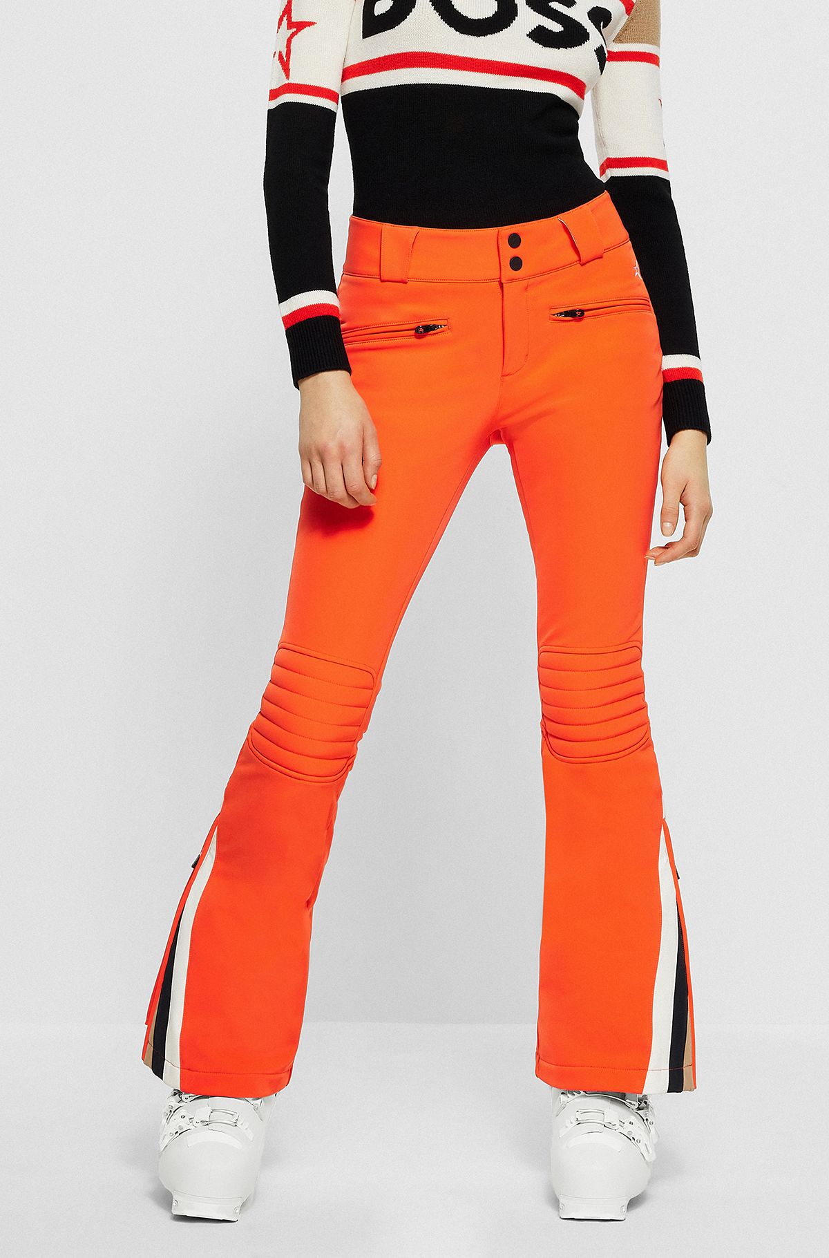 Pantalon de ski BOSS x Perfect Moment avec détails de la collection capsule, Orange