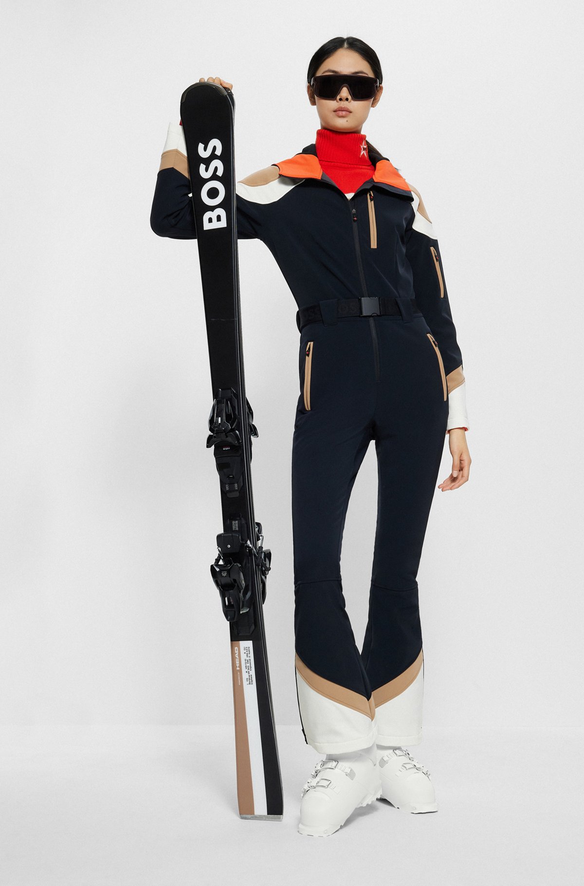 BOSS - BOSS x Perfect Moment hooded bootcut ski suit with branding