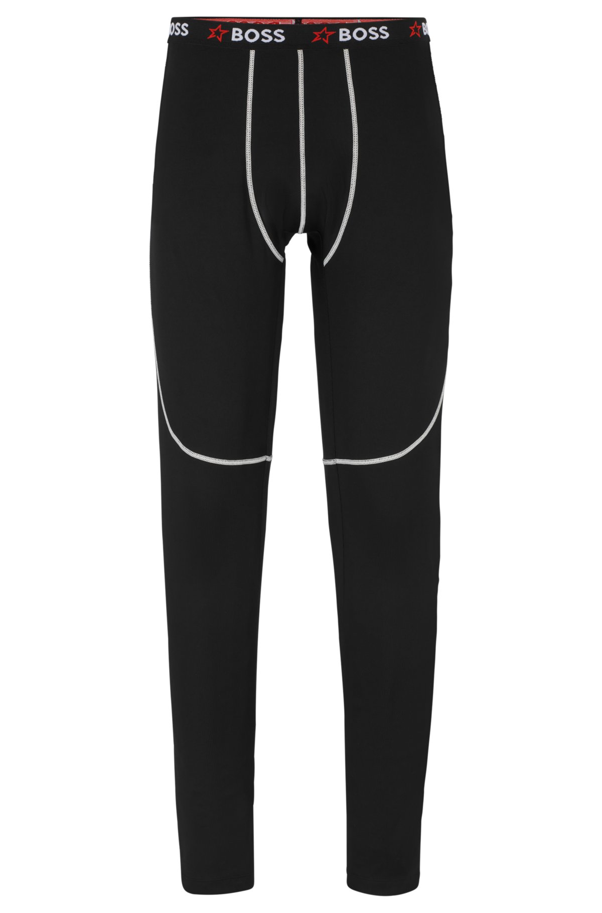 HUGO Women's Thermal Underwear_Leggings, Black1, XS 