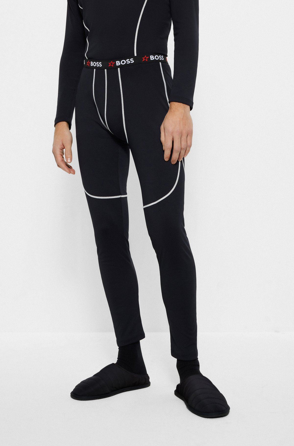 BOSS x Perfect Moment skinny-fit thermal ski trousers, Black