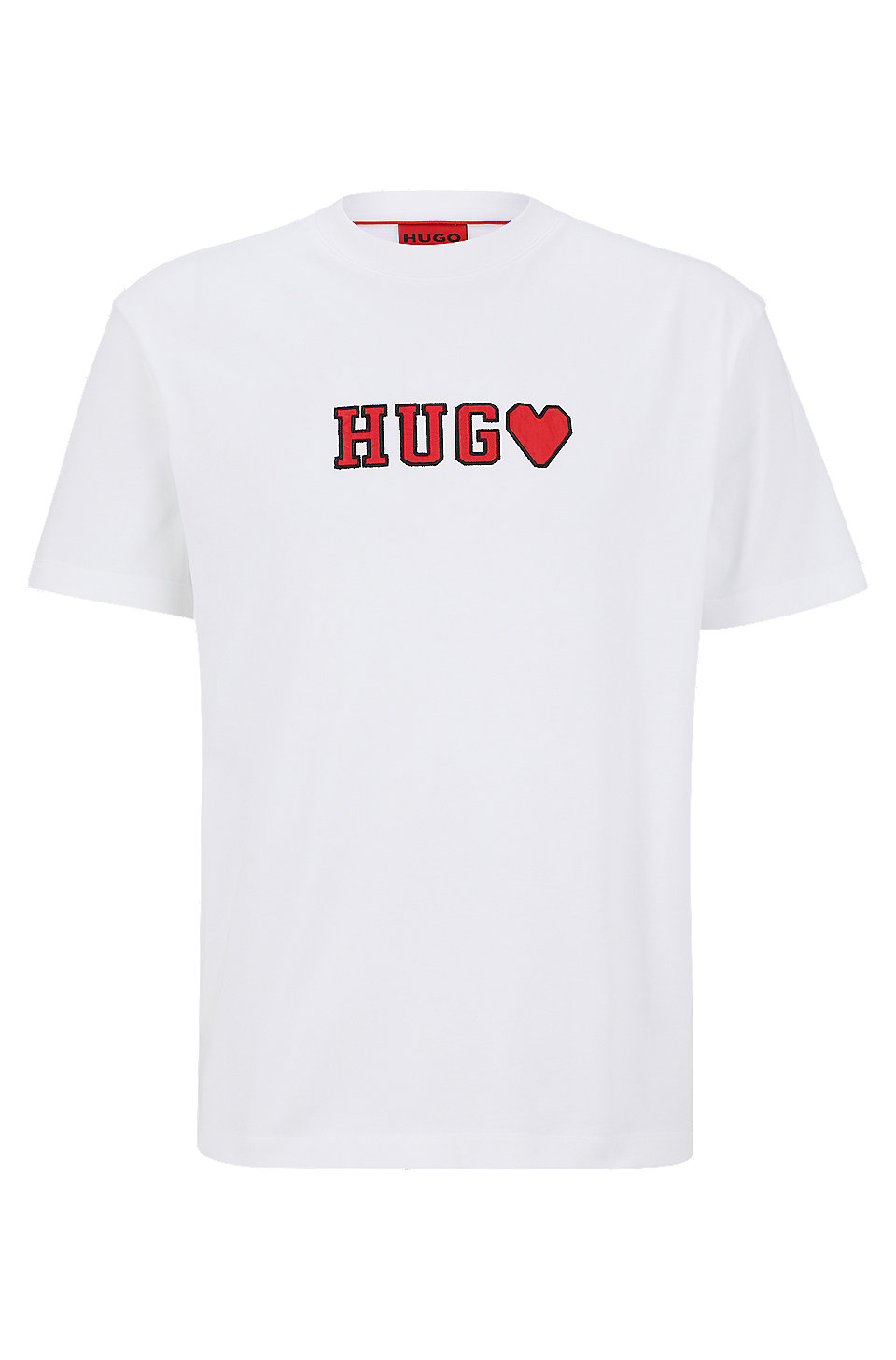 HUGO - Unisex cotton-jersey T-shirt with logo artwork