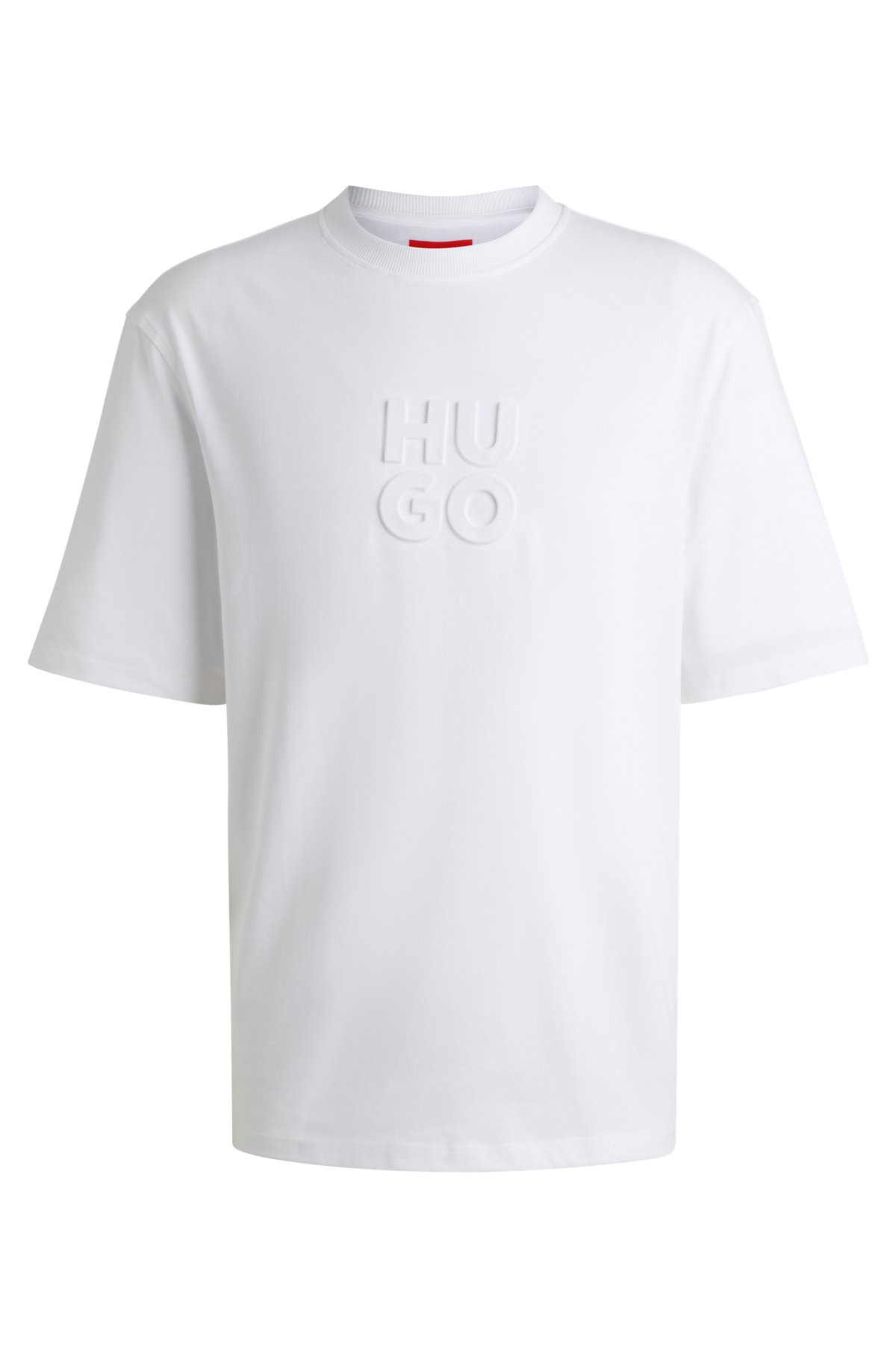 HUGO - Oversized-fit T-shirt in cotton with logo graphic