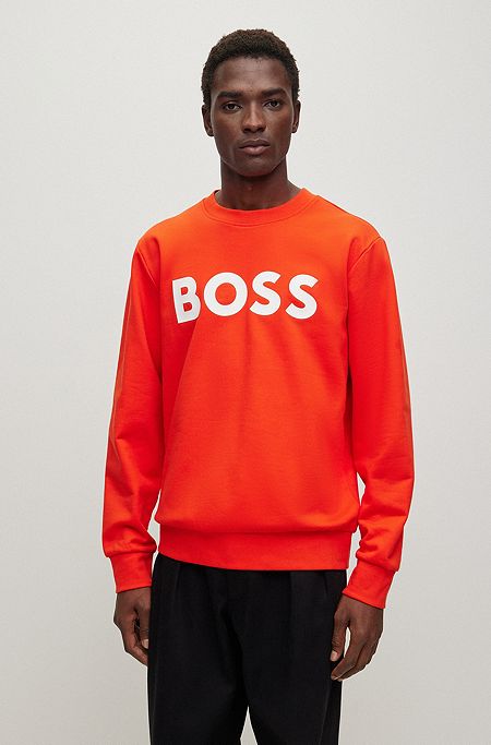 HUGO BOSS Orange Sweatshirts Men | in by