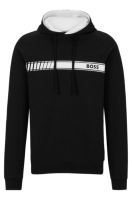 Boss Men's x NFL 49ers Pullover Hoodie - Black - Size Medium - Charcoal