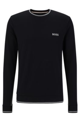 Hugo boss navy clearance jumper