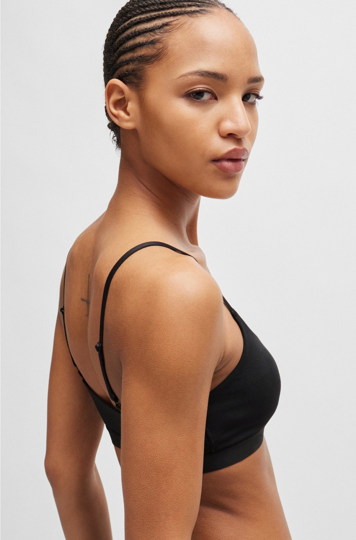 bralettes HUGO - in modal of Two-pack stretch
