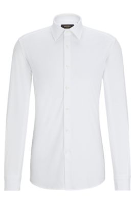 Hugo boss clearance white dress shirt