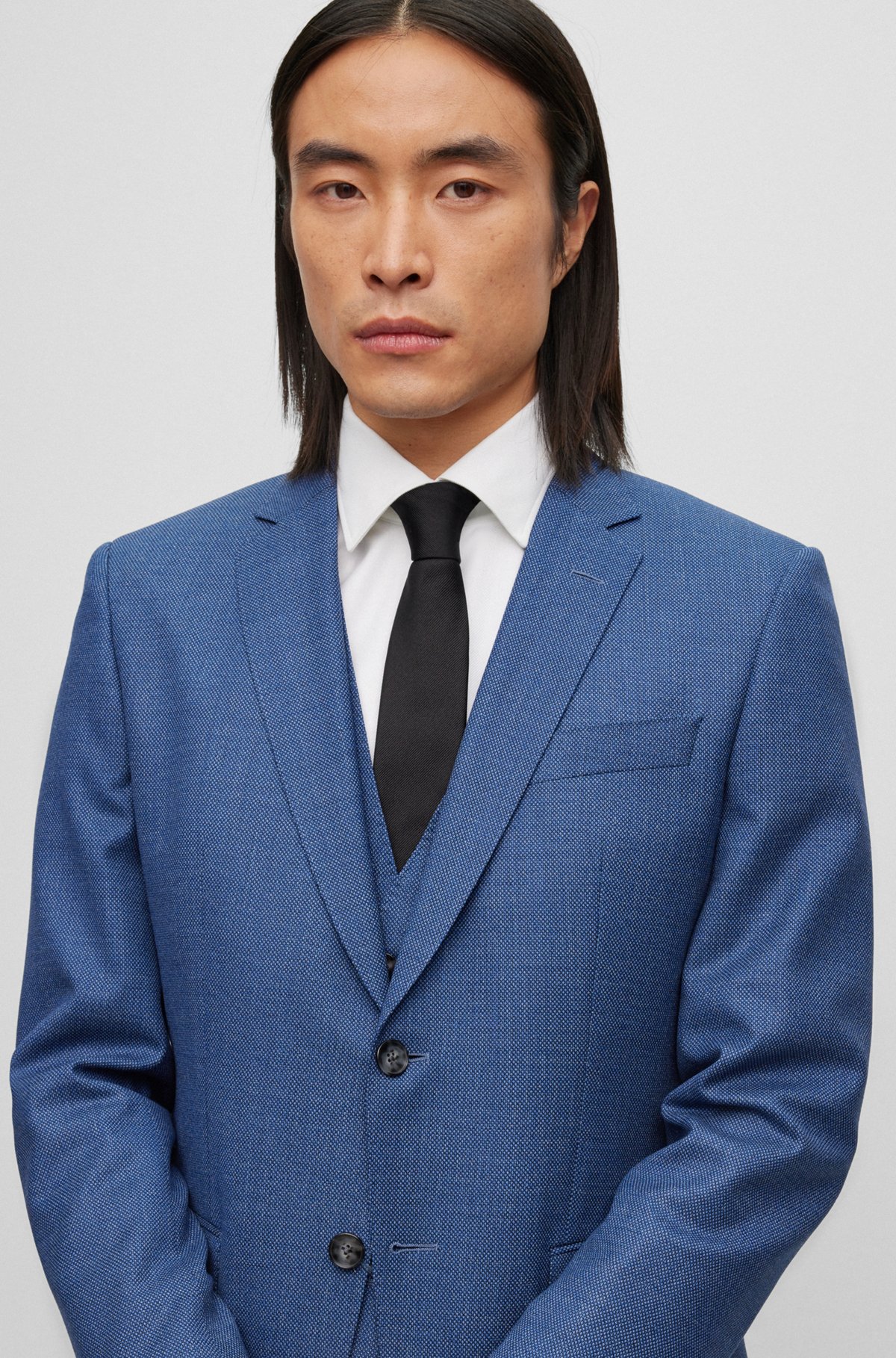 Hugo boss 3 piece suit zip 2025 Hugo boss 3 piece suit zip 2025
