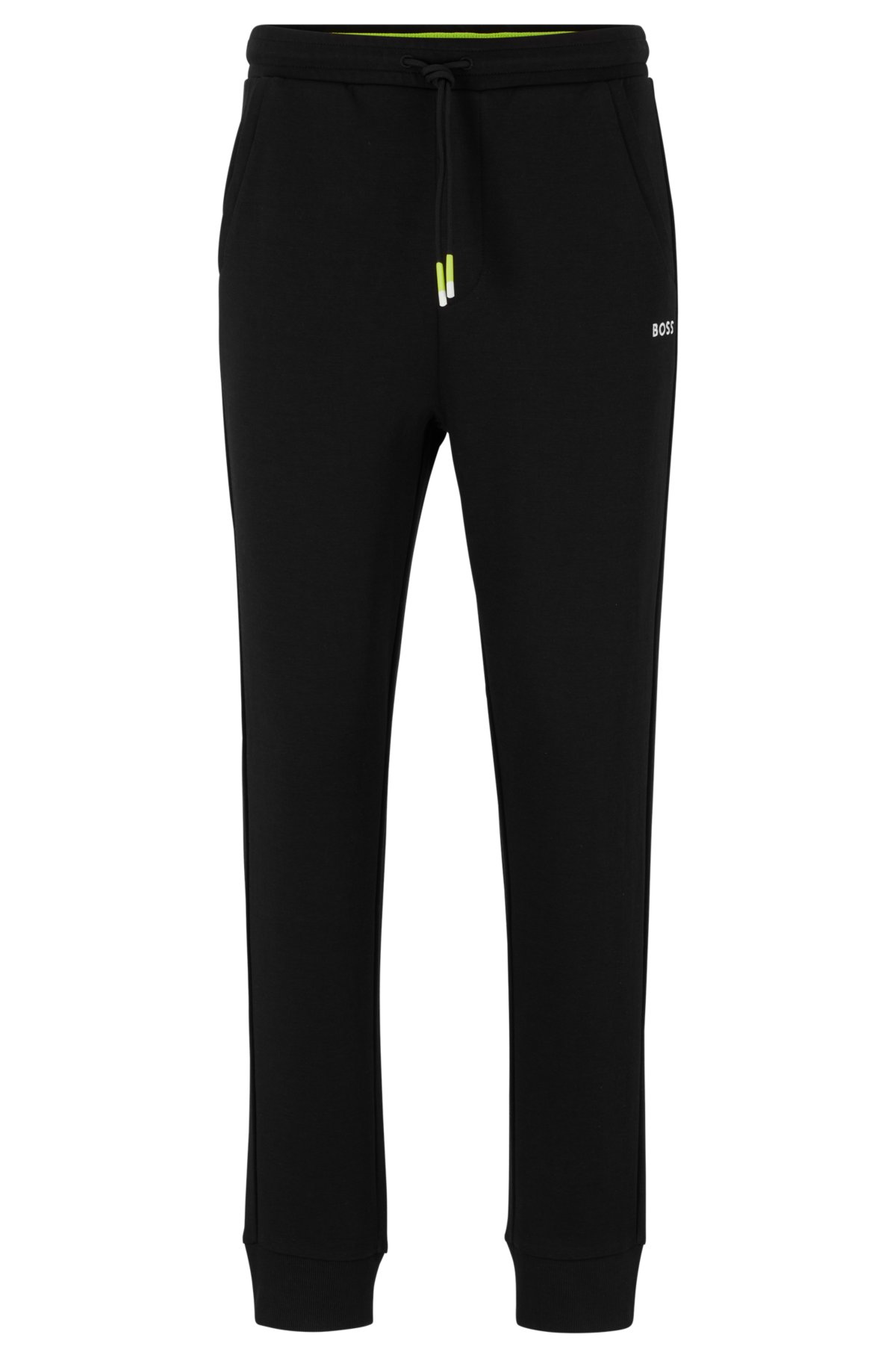 Regular-fit tracksuit bottoms with multi-colored logos