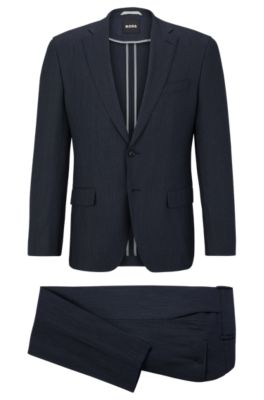 BOSS - Slim-fit suit in a performance-stretch wool blend