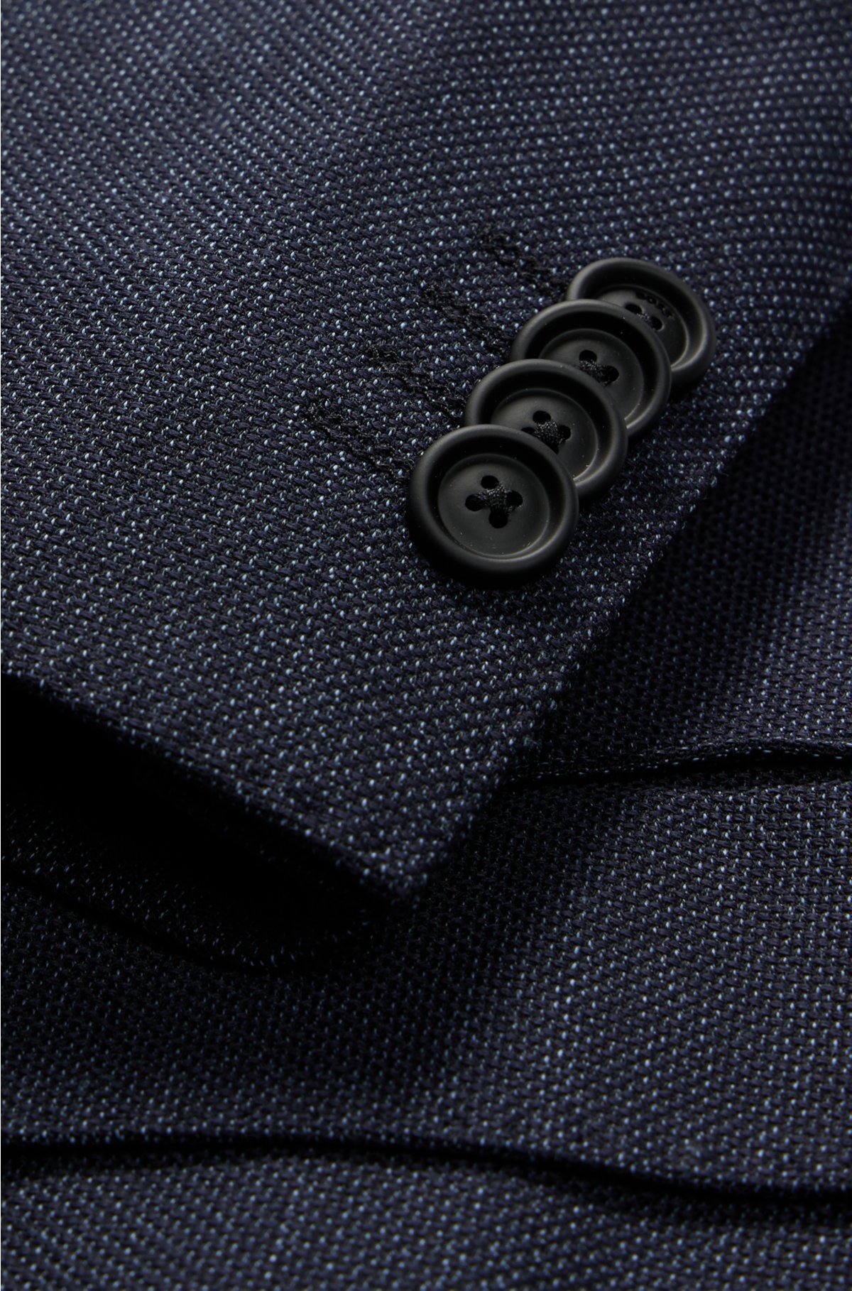 Slim-fit suit in a performance-stretch wool blend, Dark Blue