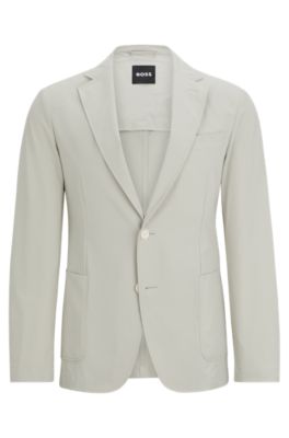 Hugo boss white outlet coat