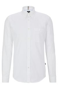 Hugo boss white shop jilias oxford shirt