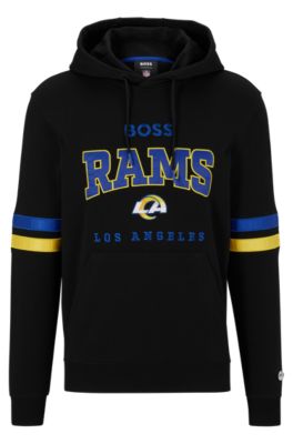 Black Graphic LA Rams Hoodie