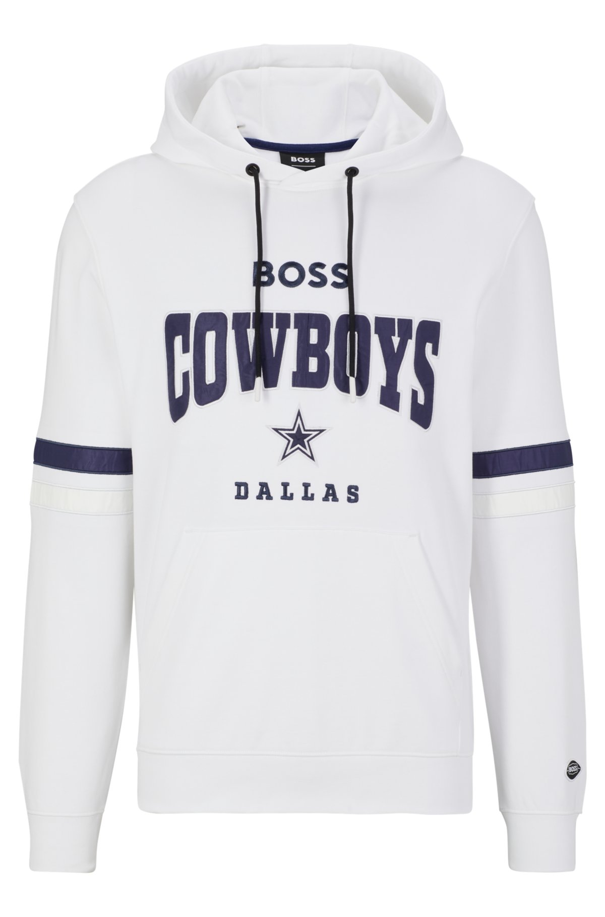 BOSS - BOSS x NFL cotton-terry hoodie with collaborative branding