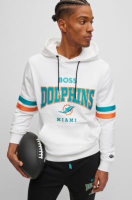 BOSS - BOSS x NFL cotton-terry hoodie with collaborative branding