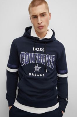 BOSS - BOSS x NFL cotton-terry hoodie with collaborative branding