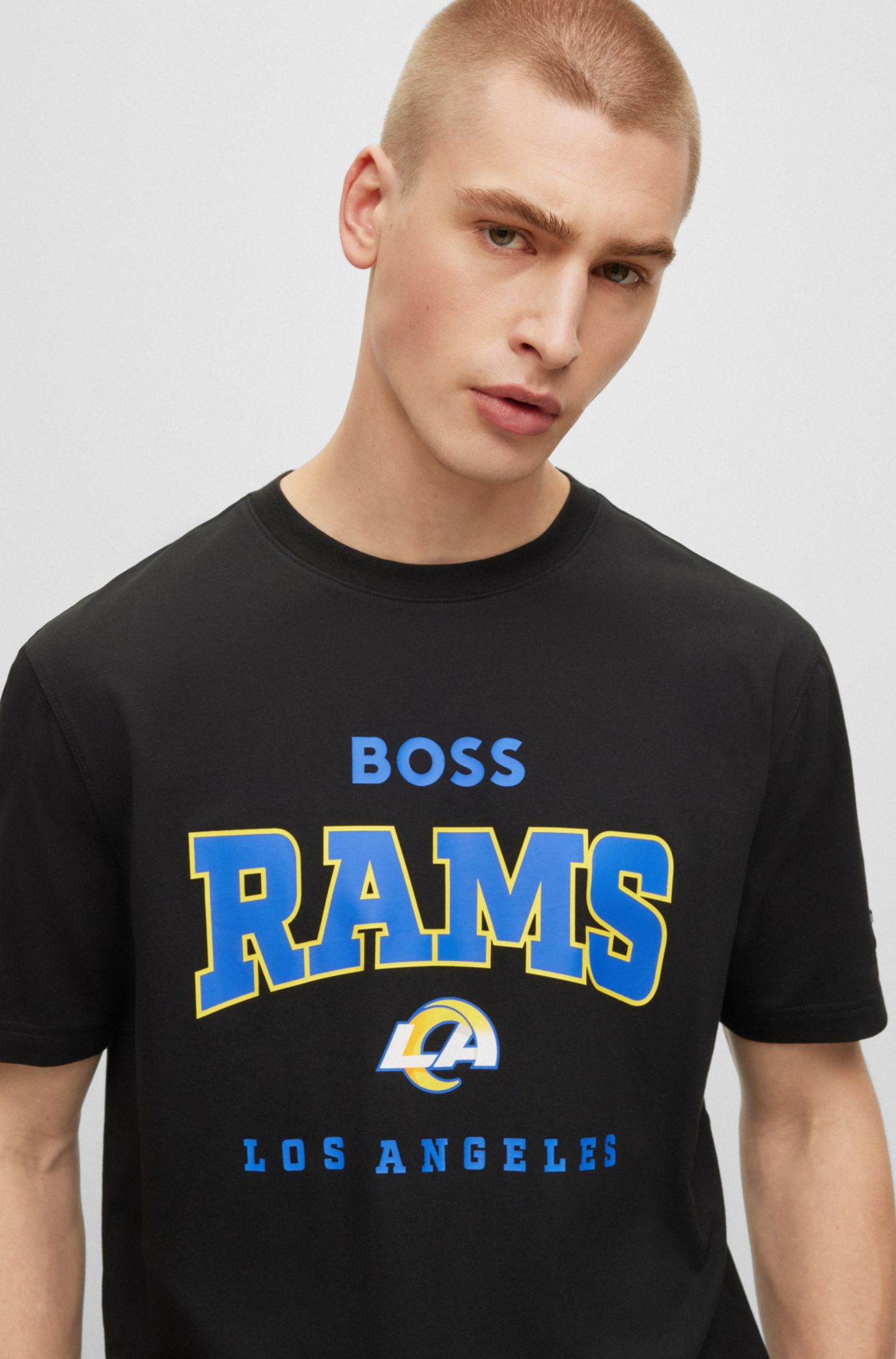 BOSS by HUGO BOSS Los Angeles Rams T-shirt in Blue for Men