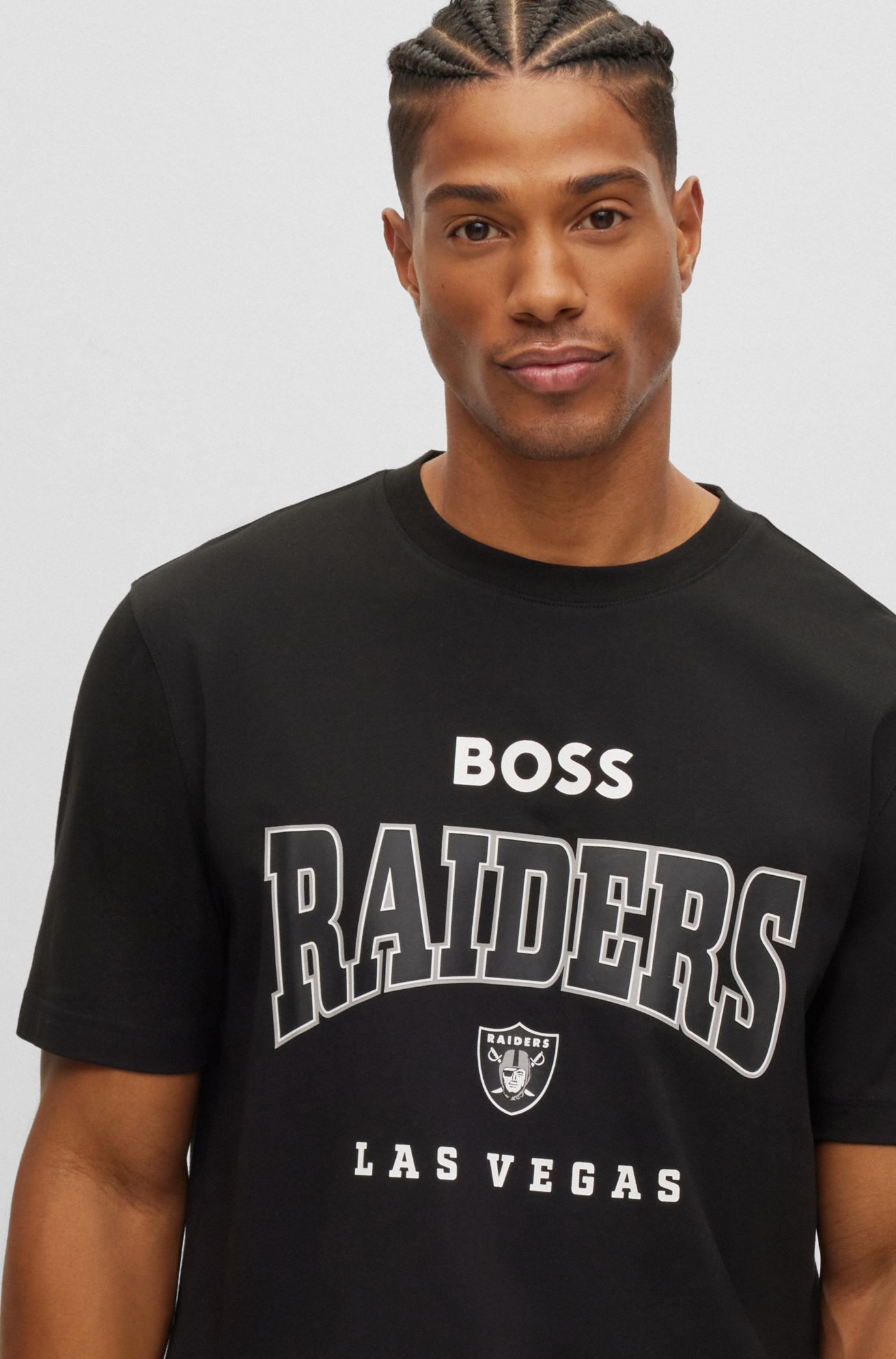 BOSS - BOSS x NFL cotton-piqué polo shirt with collaborative branding