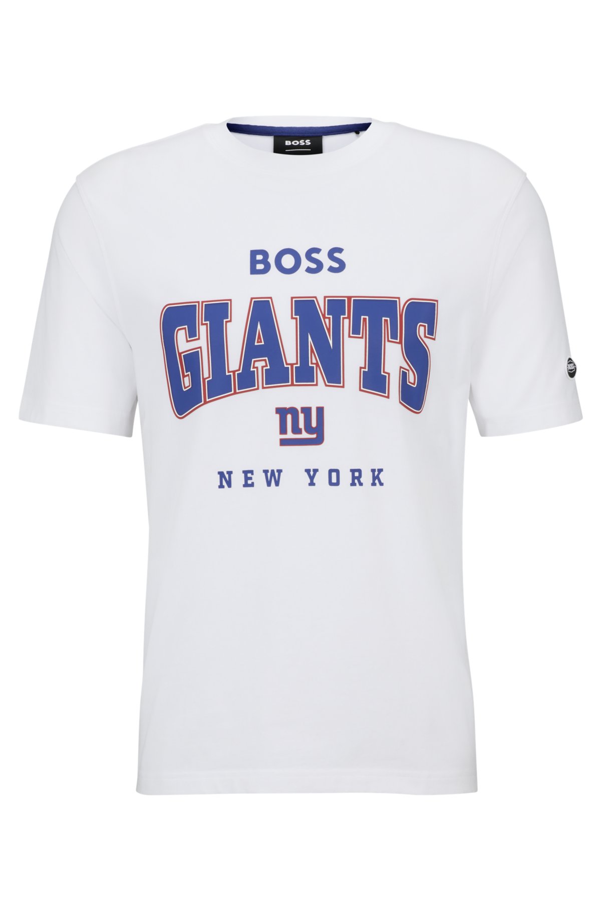 BOSS - BOSS x NFL stretch-cotton T-shirt with collaborative branding