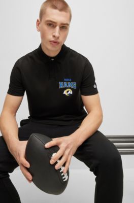 BOSS - BOSS x NFL cotton-piqué polo shirt with collaborative branding