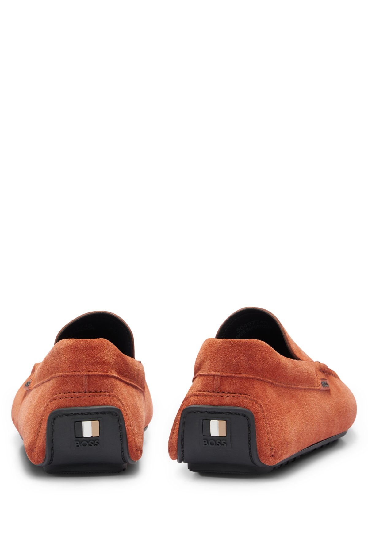 - moccasins with logo details