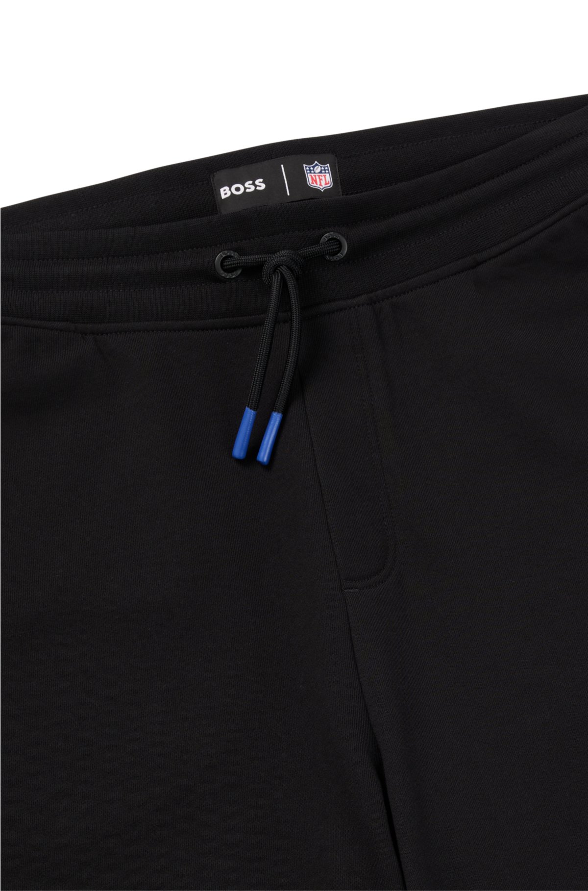 BOSS x NFL cotton-terry shorts with collaborative branding, Rams