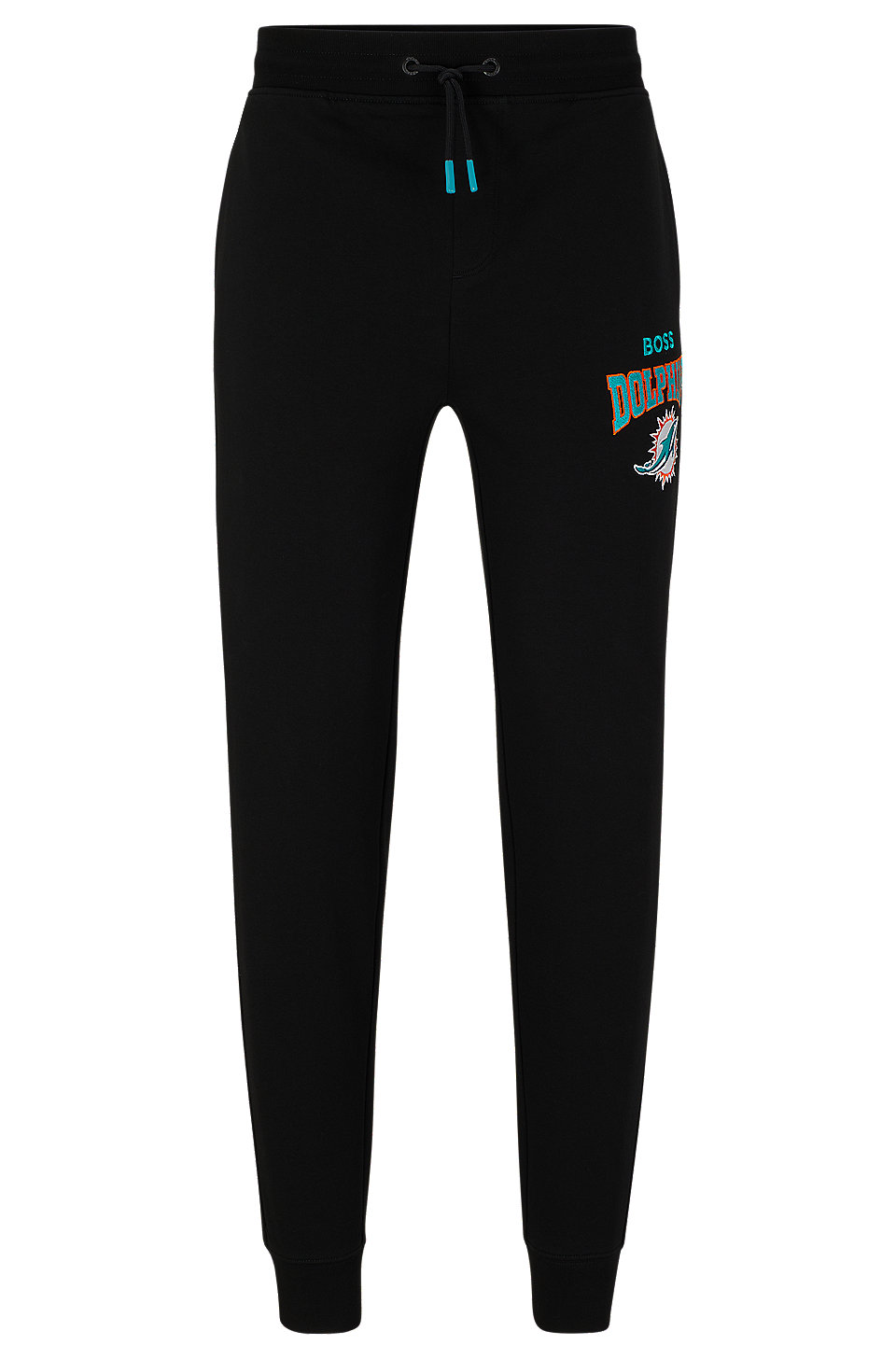 BOSS - BOSS x NFL cotton-terry tracksuit bottoms with collaborative ...