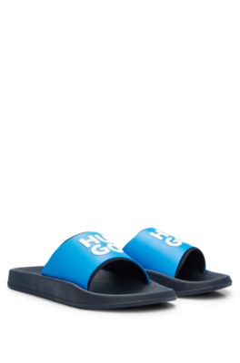 HUGO - Slides with logo-branded straps