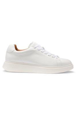 Leather sneakers, White