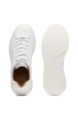 Leather sneakers, White