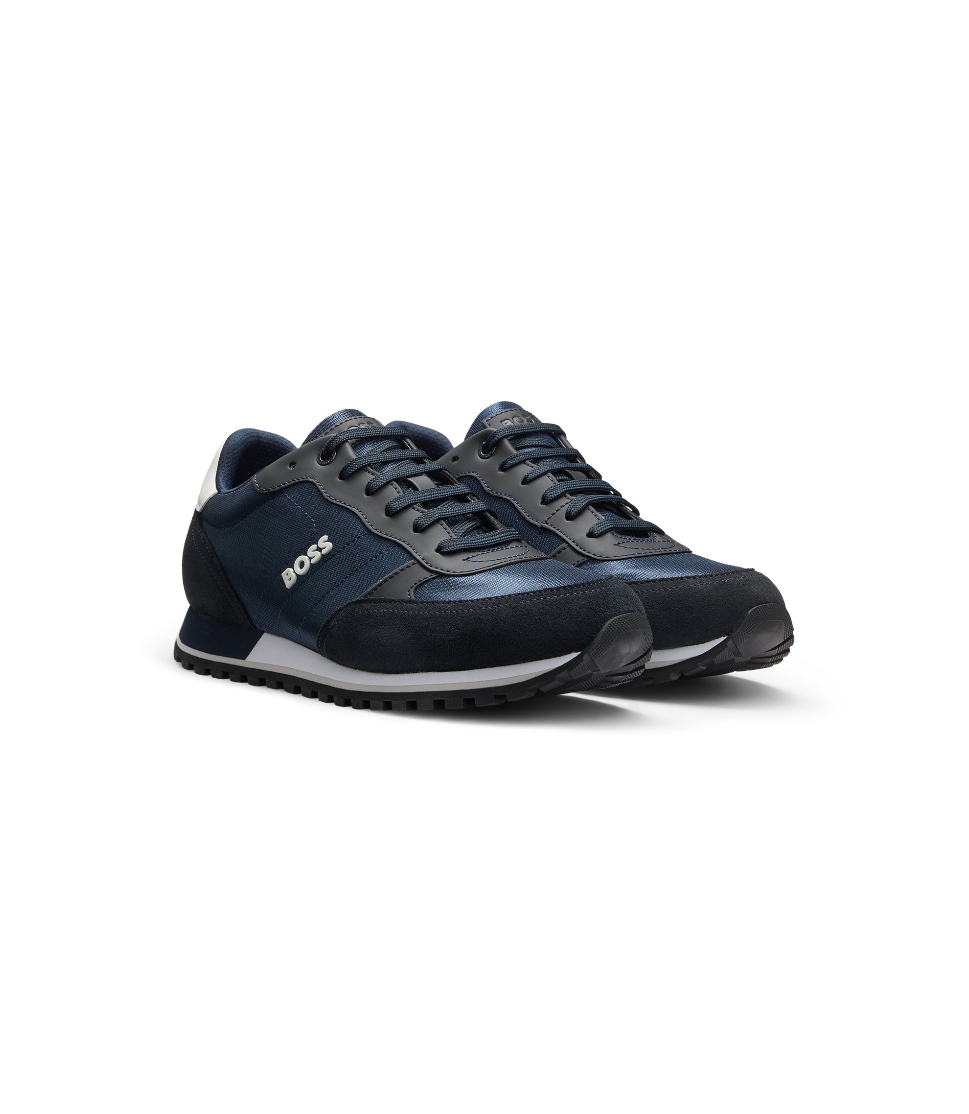 Hugo Boss Parkour スニーカー BOSS - Running-inspired trainers with faux-leather trims