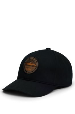 BOSS - Porsche x BOSS cotton-twill cap with embroidered logo patch