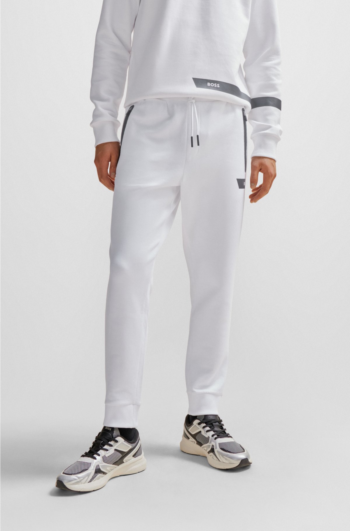 PANTS ATHLETIC - Tracksuit bottoms - white