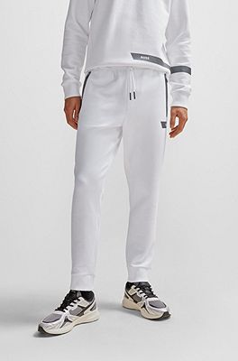 White nike hotsell tracksuit bottoms