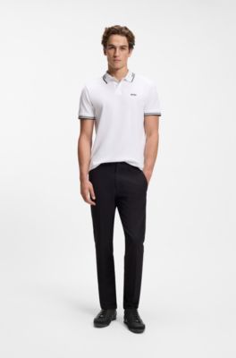 Mixed-material sneakers with suede and faux leather, Black