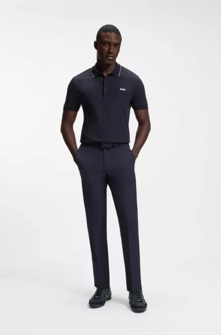 Mixed-material trainers with suede and faux leather