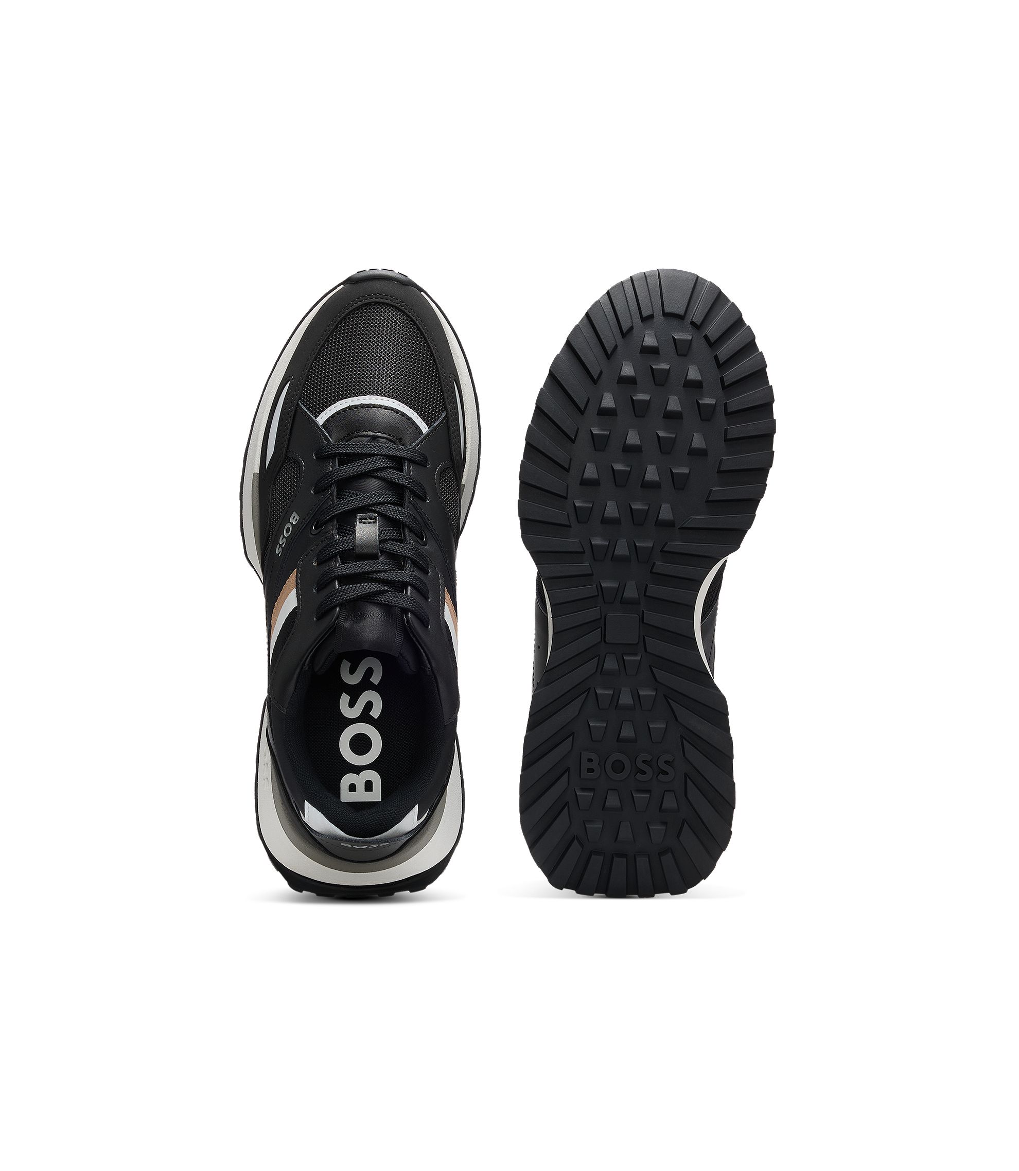 BOSS - Running-style trainers with EVA-rubber outsole - Black BOSS - Running-style trainers with EVA-rubber outsole - Black