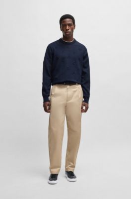 Nappa-leather trainers with low profile