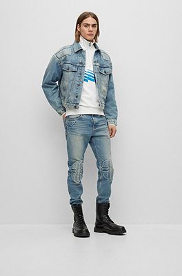 Super stretch slim fit Jackie jeans in denim - BOSS - Pellecchia Store