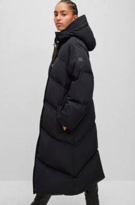 BOSS - Hooded parka jacket in a regular fit