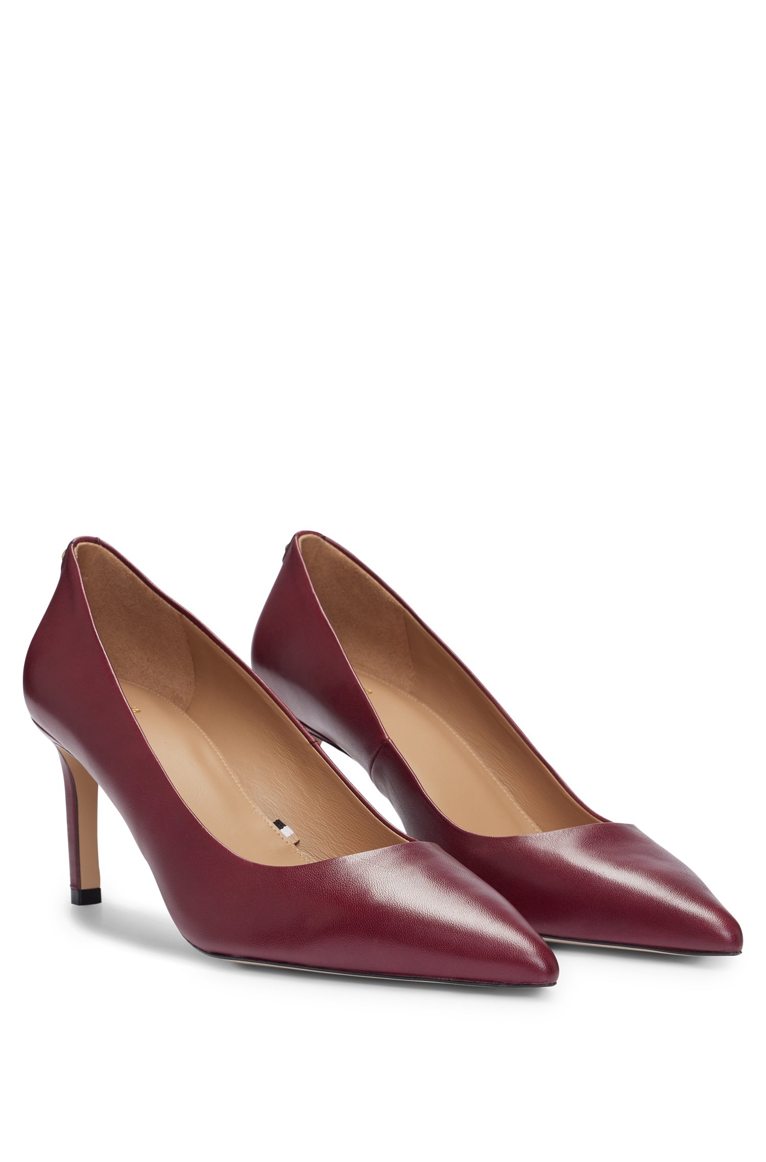 Nappa-leather pumps with 7cm heel