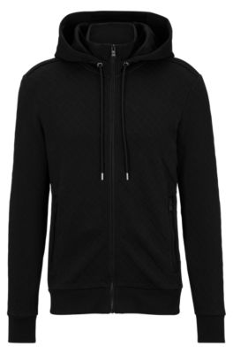 Hugo boss hotsell zipper hoodie