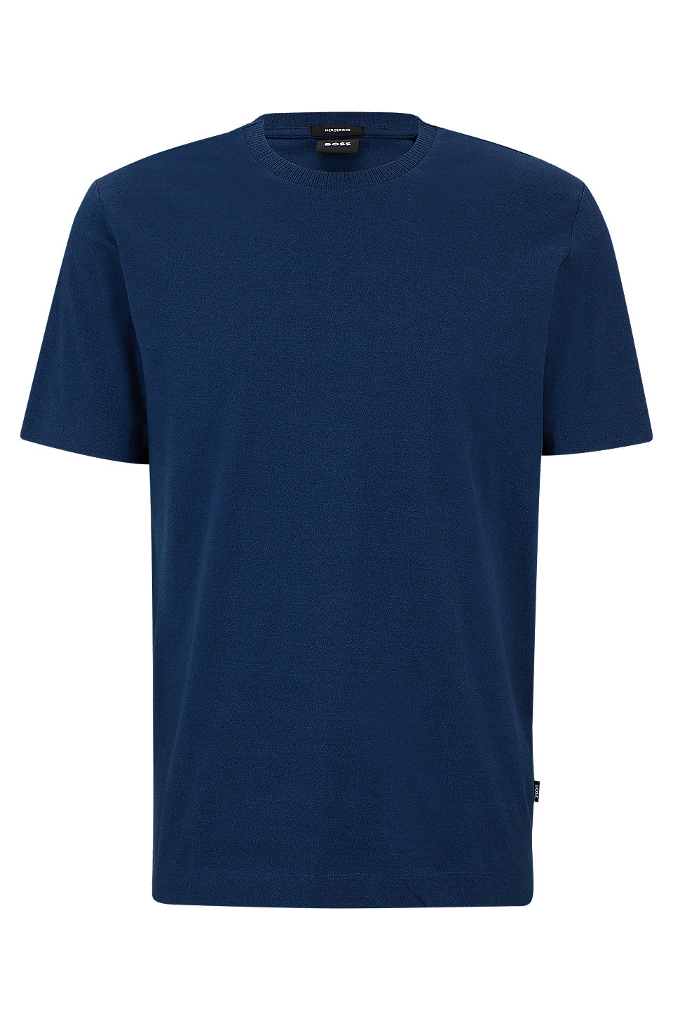 BOSS - Regular-fit T-shirt in mercerized mouliné cotton