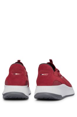TTNM EVO trainers with knitted upper, Light Red